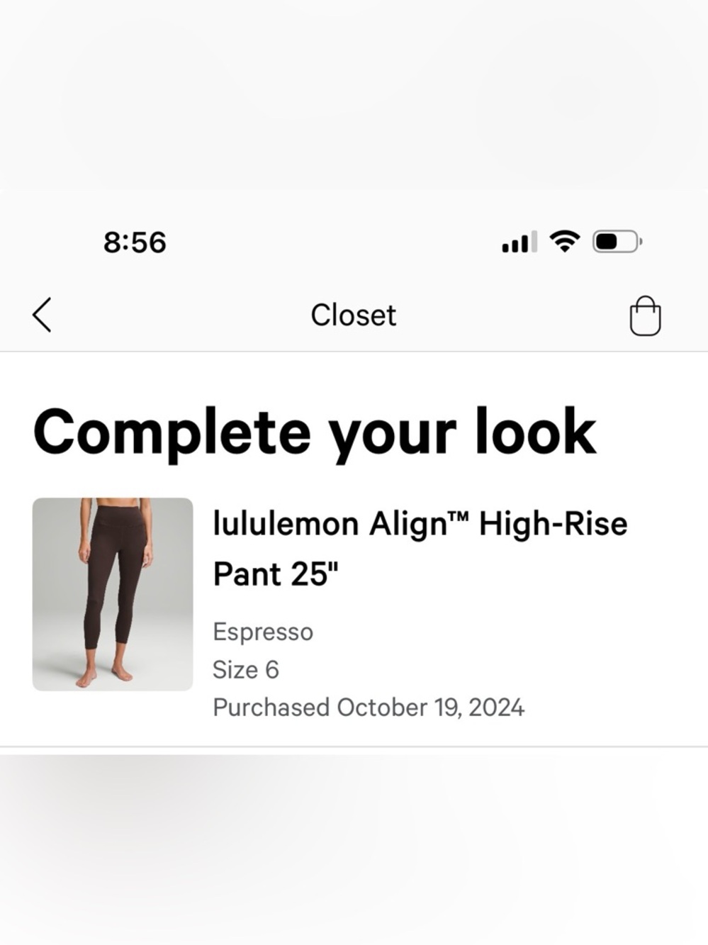 lululemon Align™ High-Rise 25"- Espresso